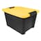 Iris® 20 Qt. Yellow, Plastic Storage Bins, 6 Ct
